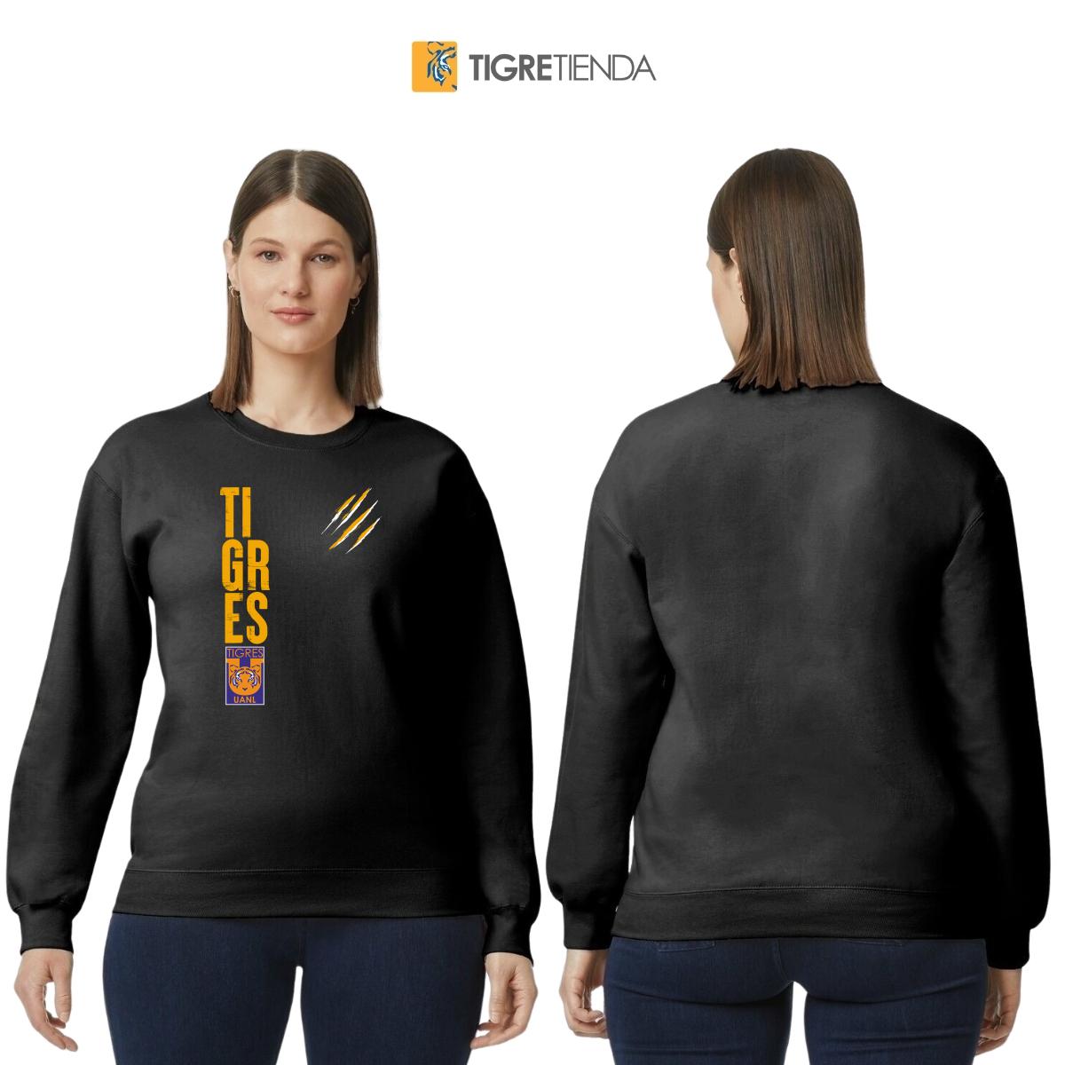 Sudadera Mujer Tigres UANL Tigres Rayas