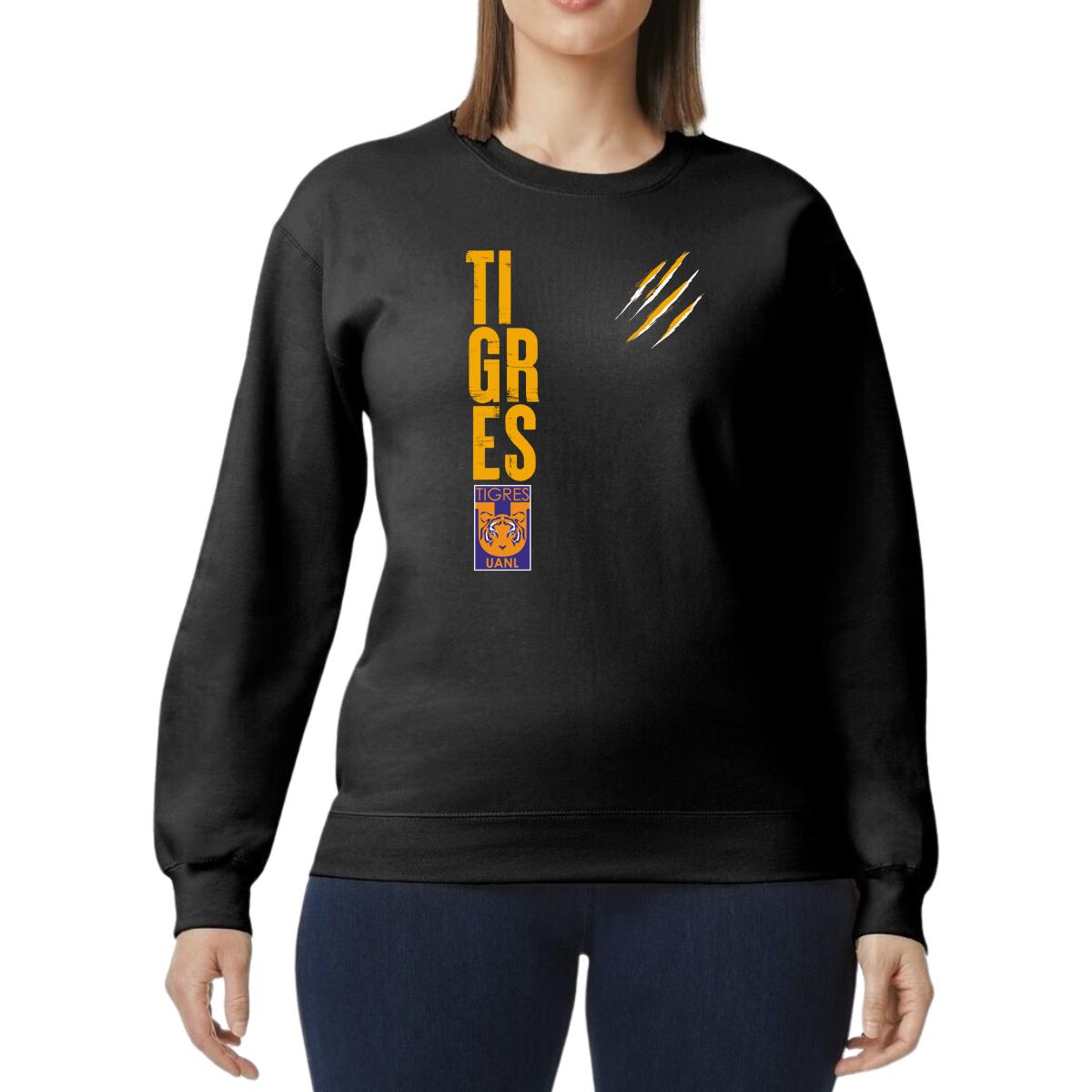 Sudadera Mujer Tigres UANL Tigres Rayas