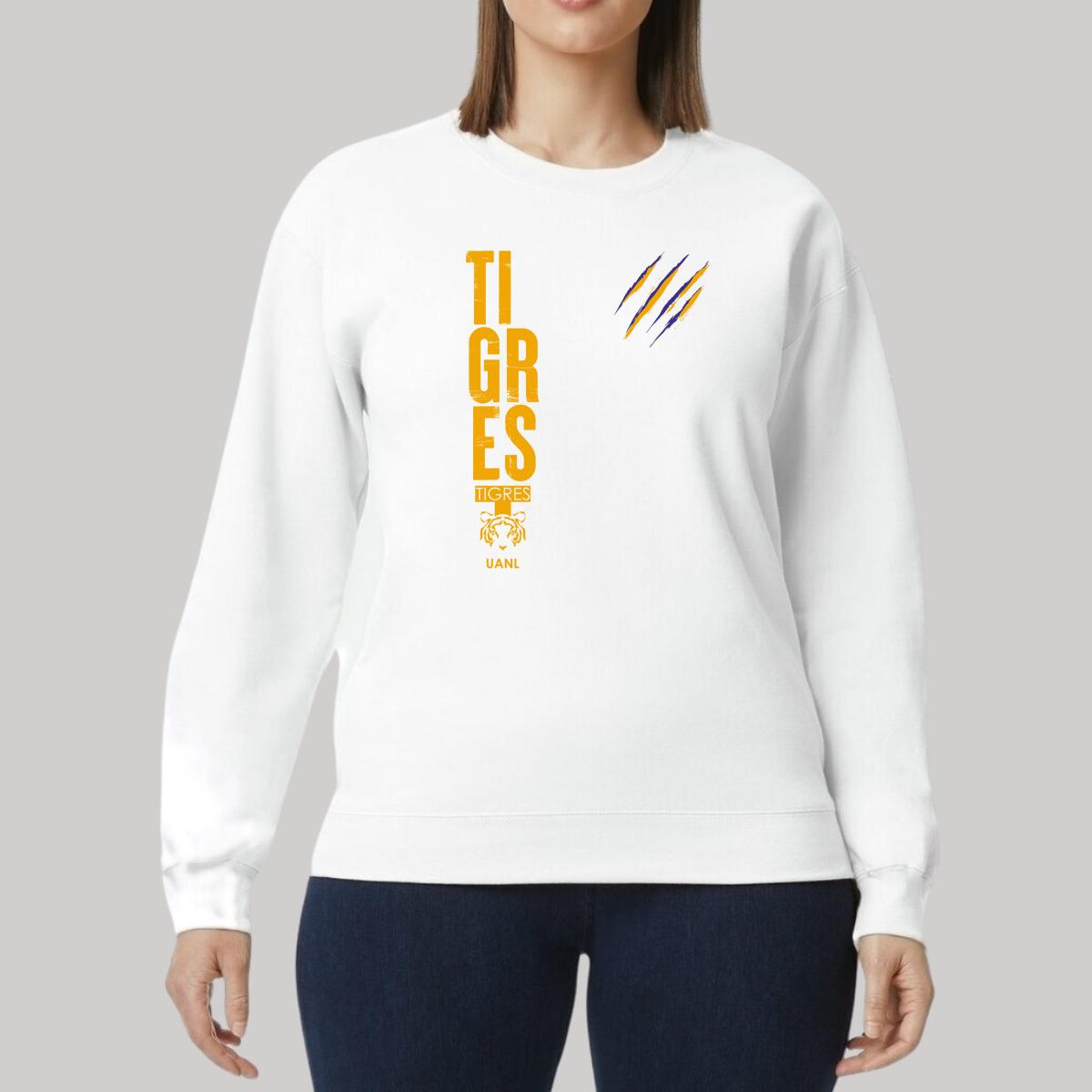 Sudadera Mujer Tigres UANL Tigres Rayas