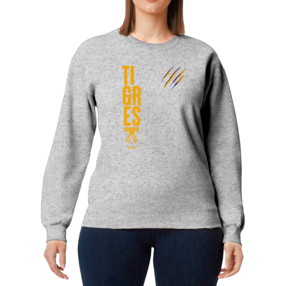 Sudadera Mujer Tigres UANL Tigres Rayas