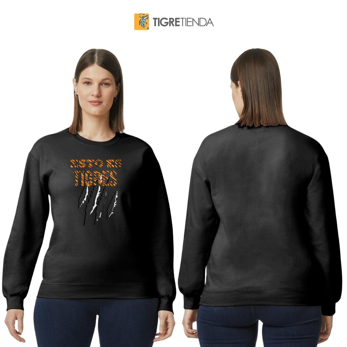 Sudadera Mujer Tigres UANL Esto es Tigres Zarpazo