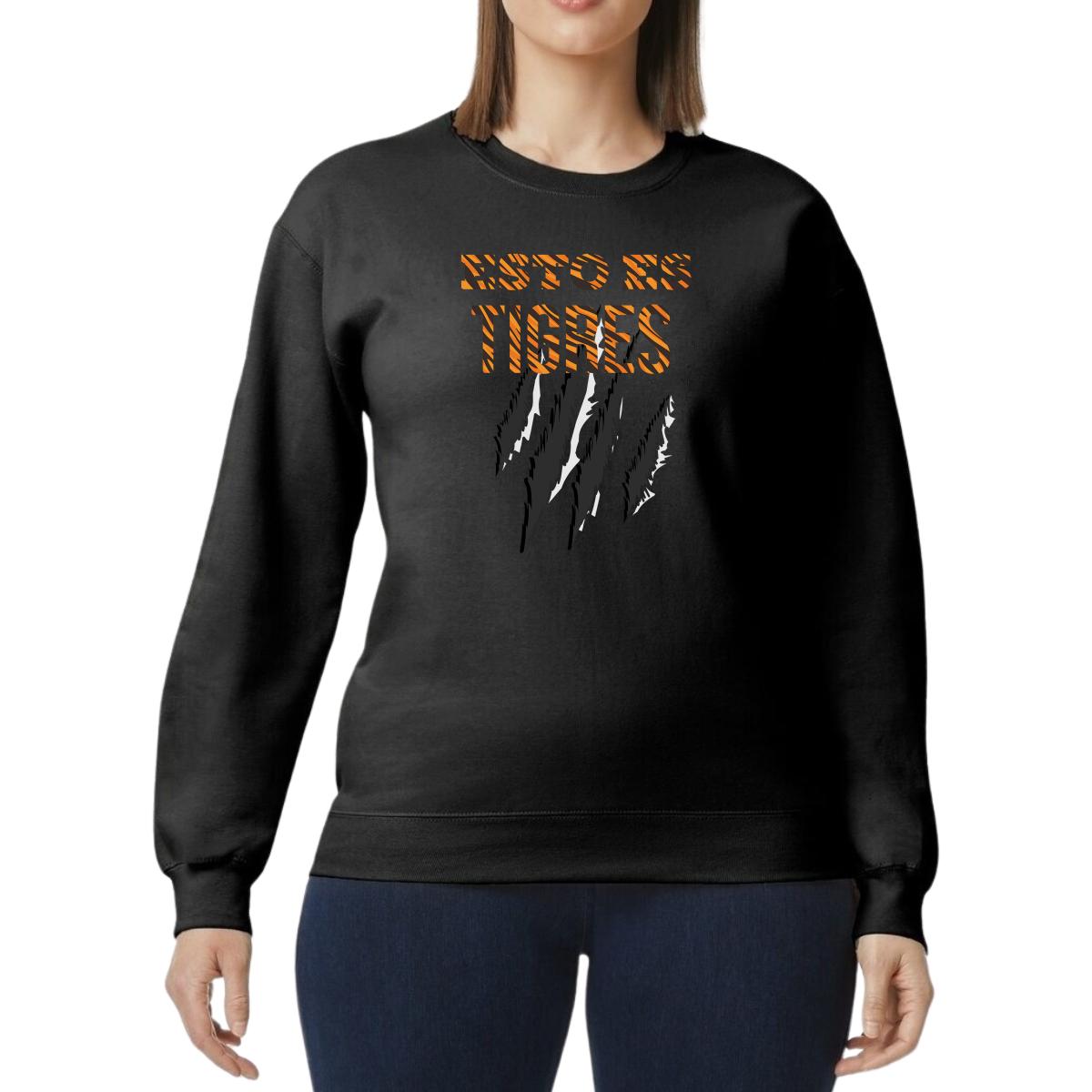 Sudadera Mujer Tigres UANL Esto es Tigres Zarpazo