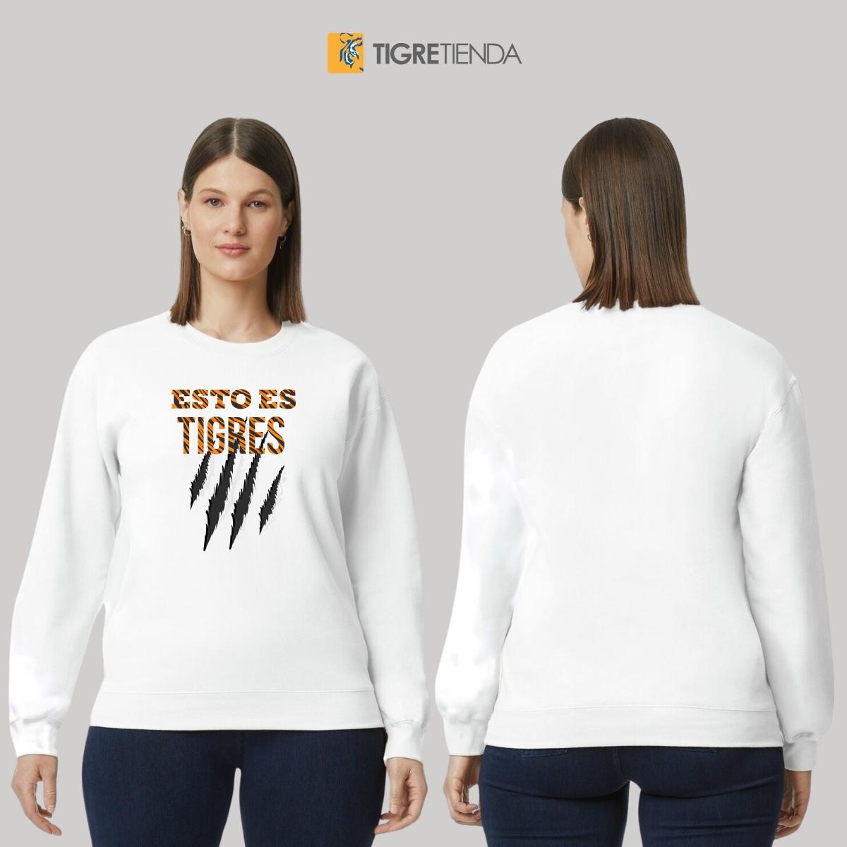 Sudadera Mujer Tigres UANL Esto es Tigres Zarpazo