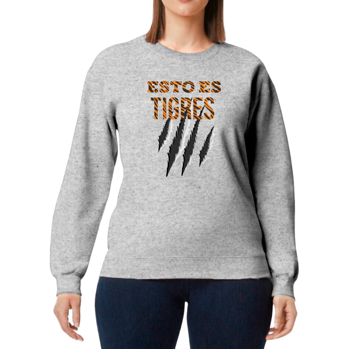 Sudadera Mujer Tigres UANL Esto es Tigres Zarpazo