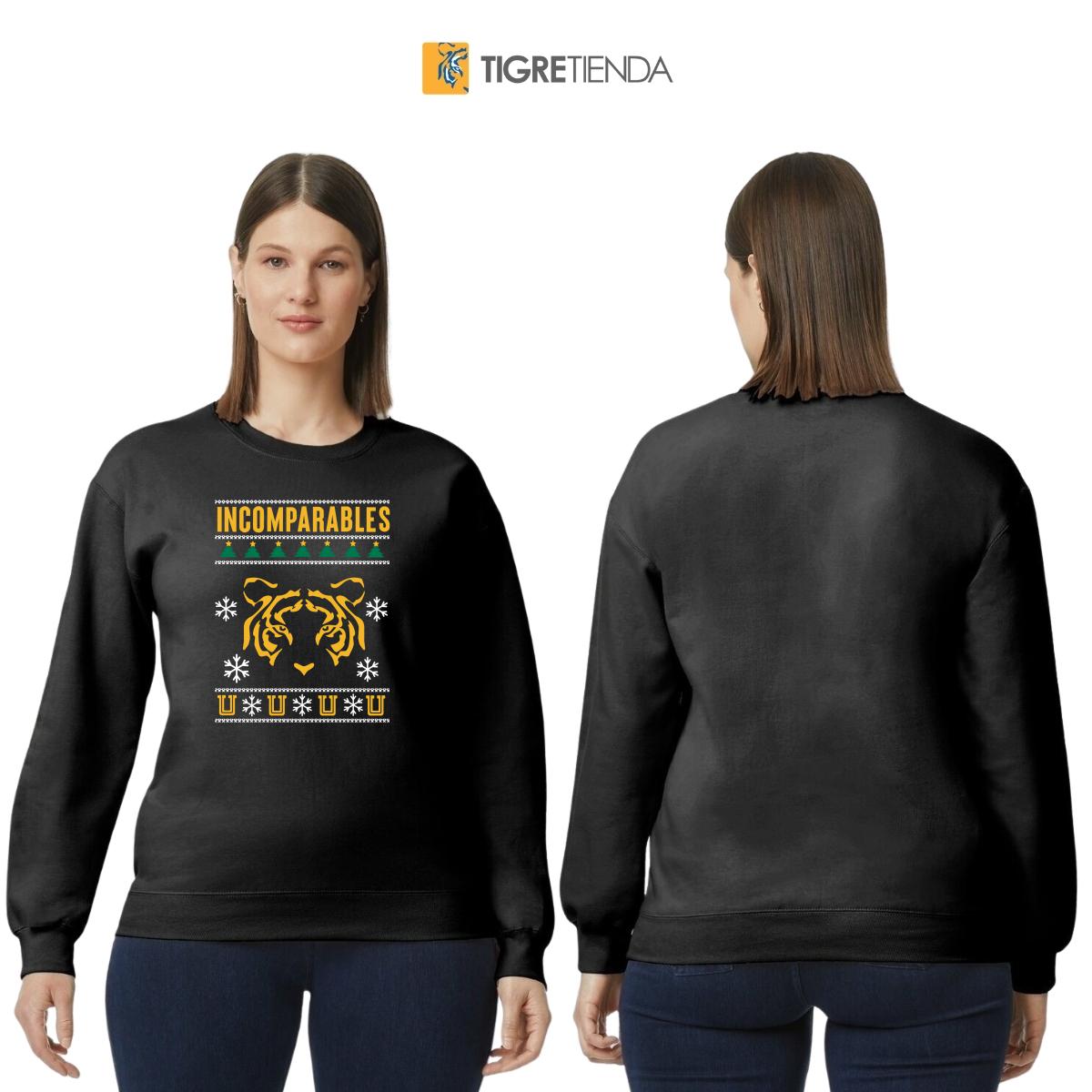 Sudadera Mujer Tigres UANL Navideña Incomparables