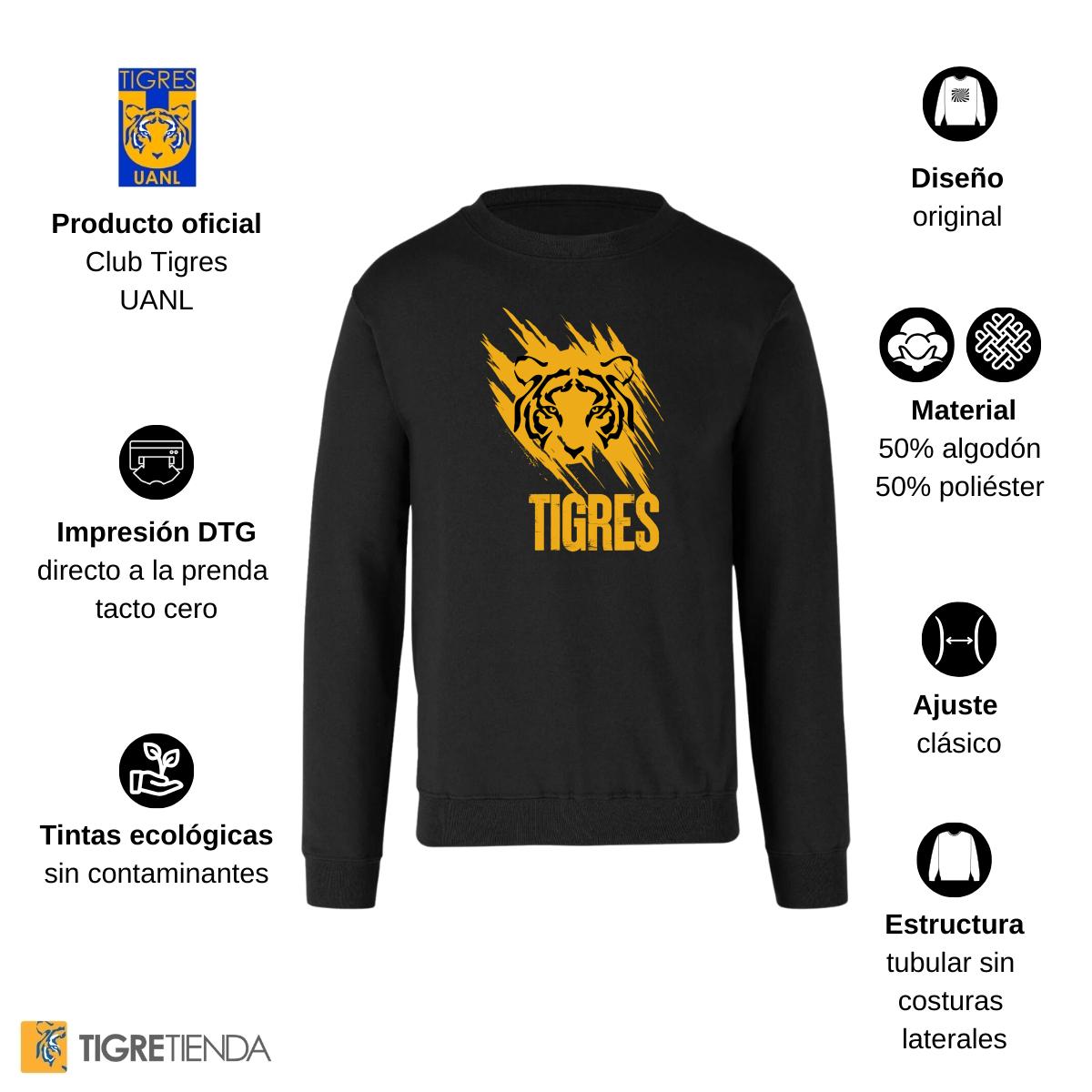 Sudadera Mujer Tigres UANL Rostro