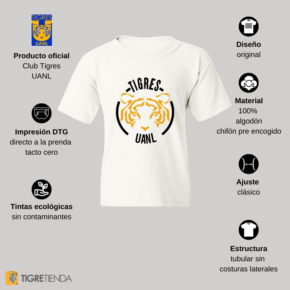 Playera Niños Tigres UANL Fanático