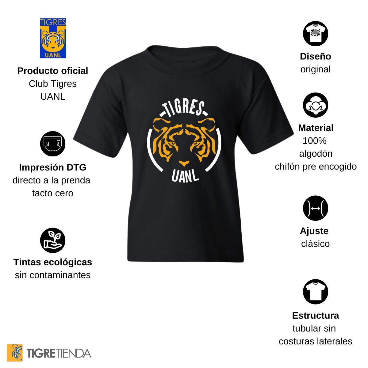 Playera Niños Tigres UANL Fanático