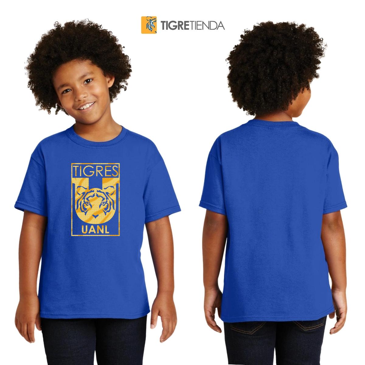 Playera Niños Tigres UANL Escudo