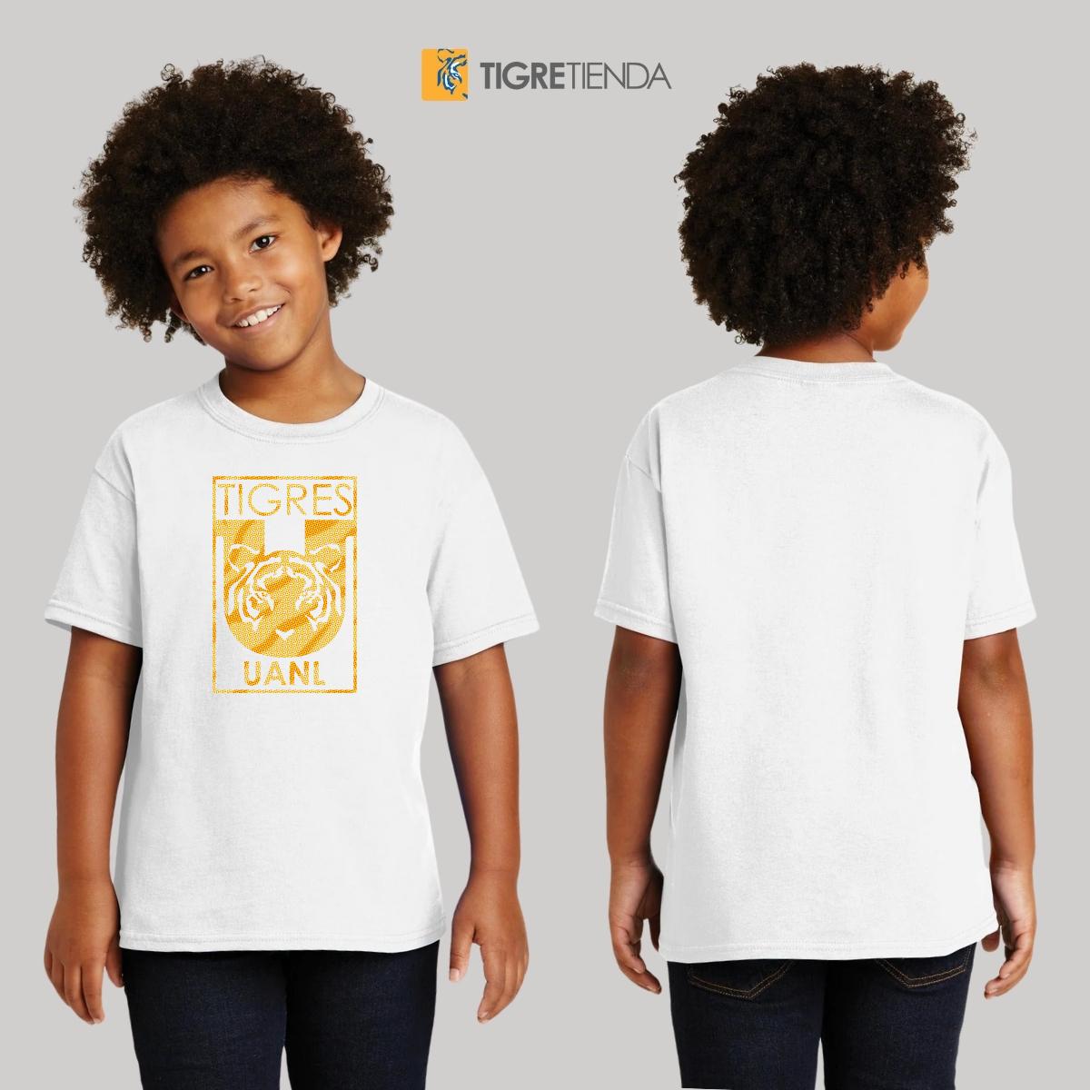 Playera Niños Tigres UANL Escudo