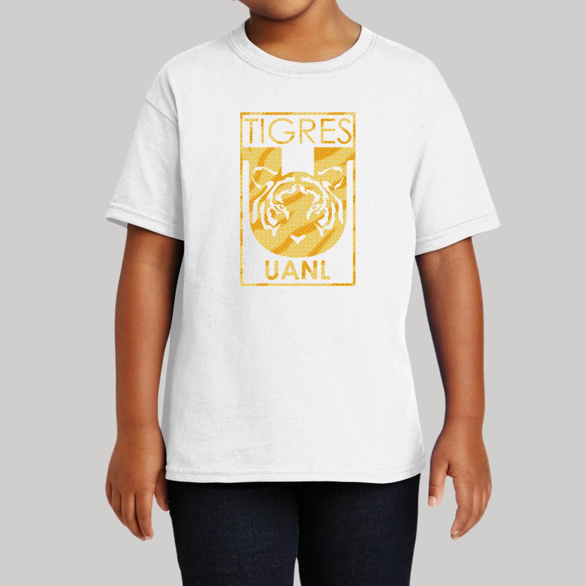 Playera Niños Tigres UANL Escudo