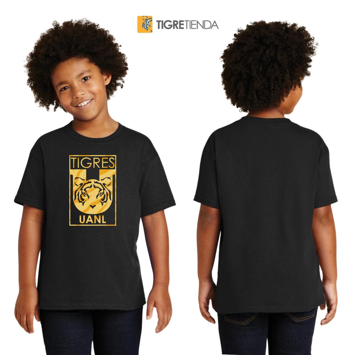 Playera Niños Tigres UANL Escudo