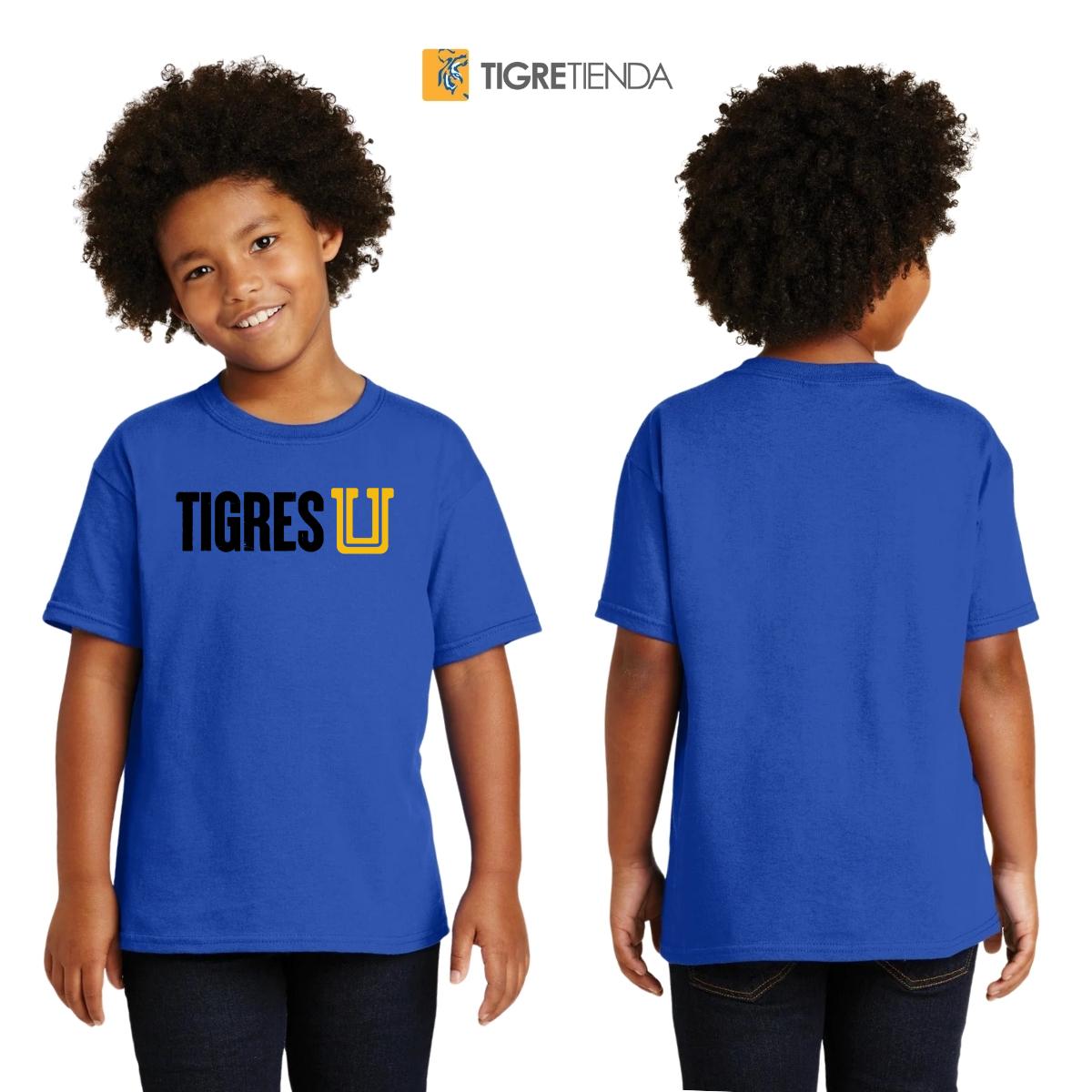 Playera Niños Tigres UANL U Tigres Horizontal