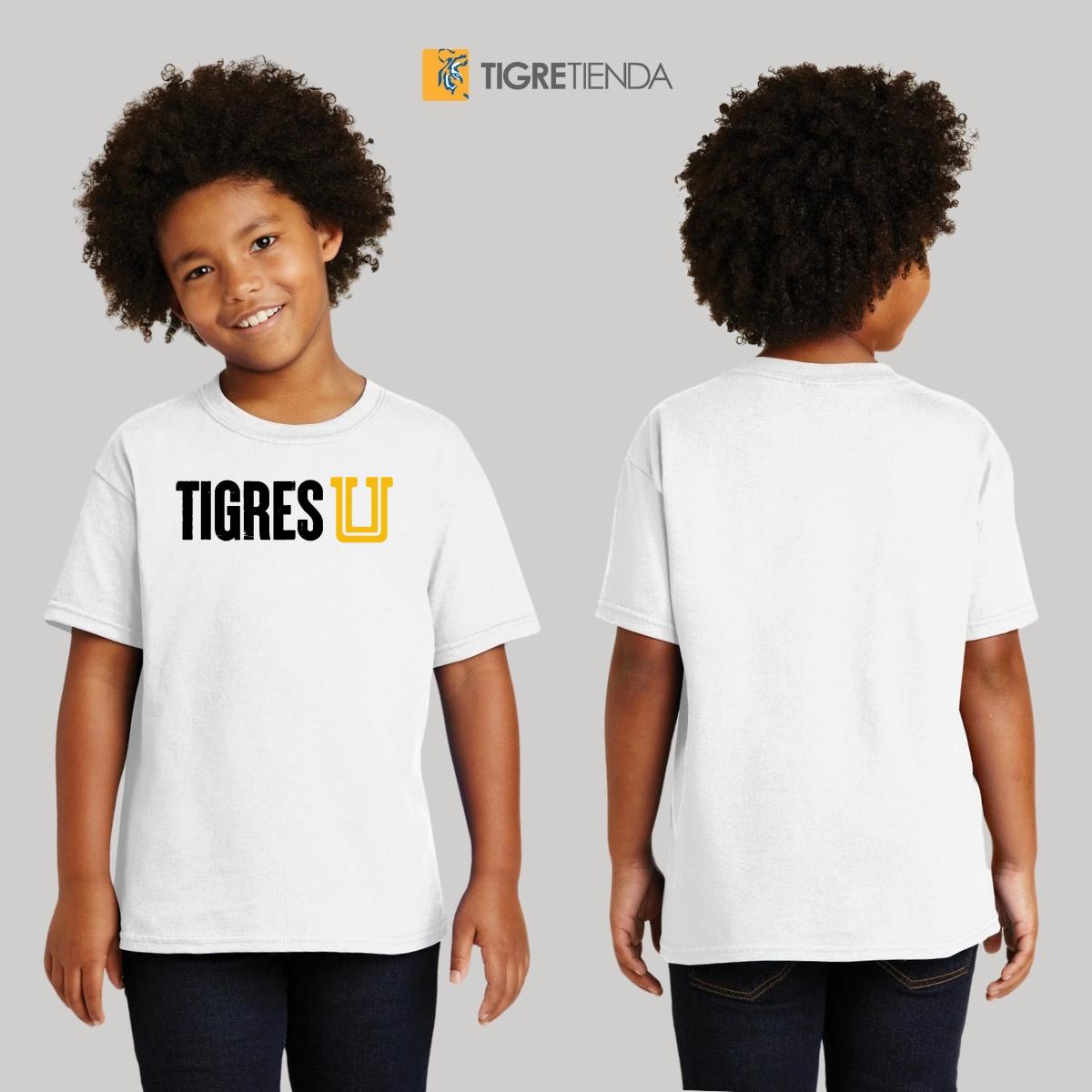 Playera Niños Tigres UANL U Tigres Horizontal