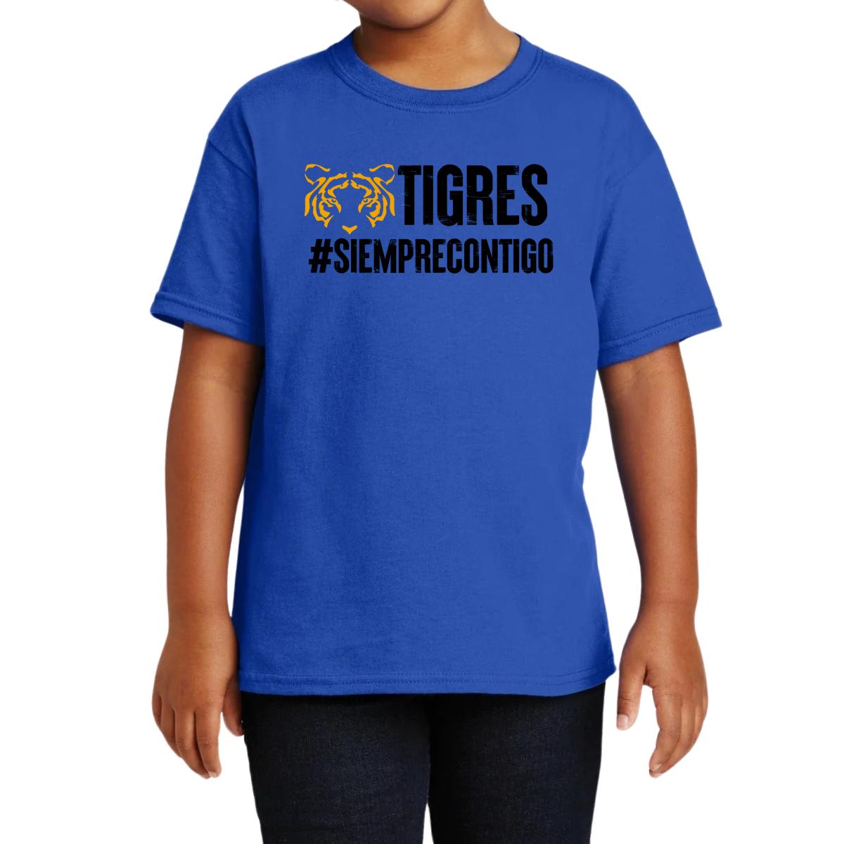 Playera Niños Tigres UANL Siempre contigo