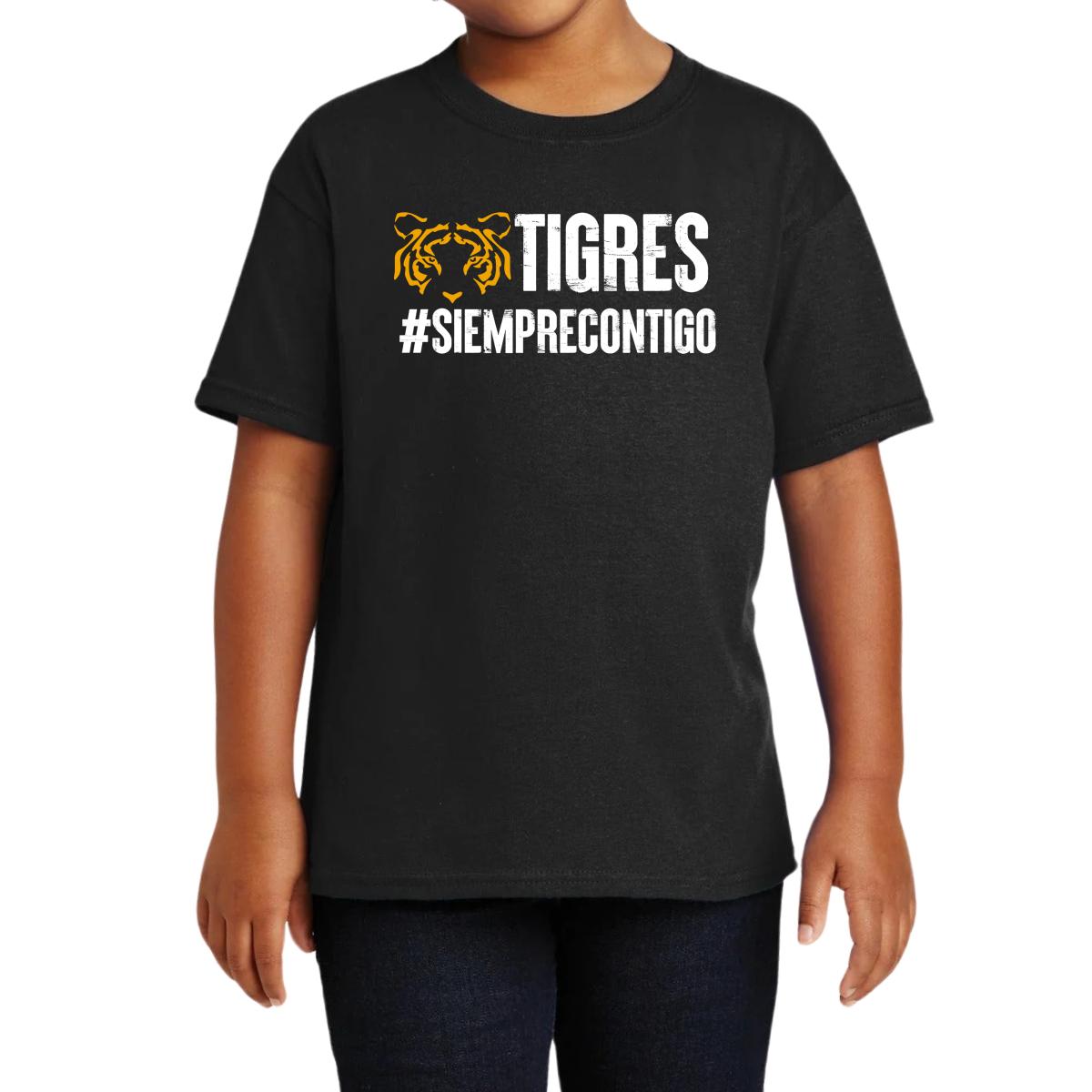 Playera Niños Tigres UANL Siempre contigo