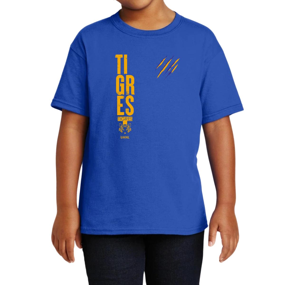 Playera Niños Tigres UANL Tigres Rayas