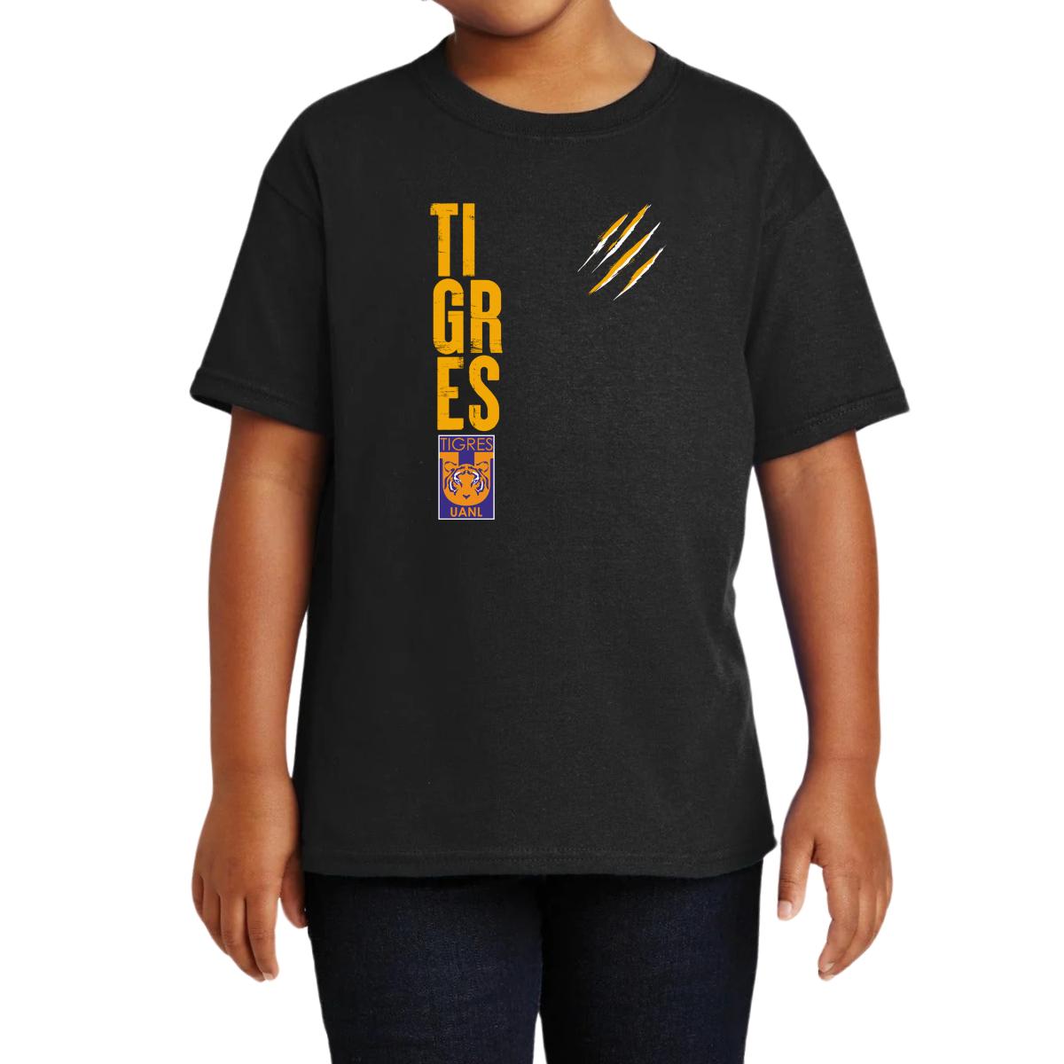 Playera Niños Tigres UANL Tigres Rayas