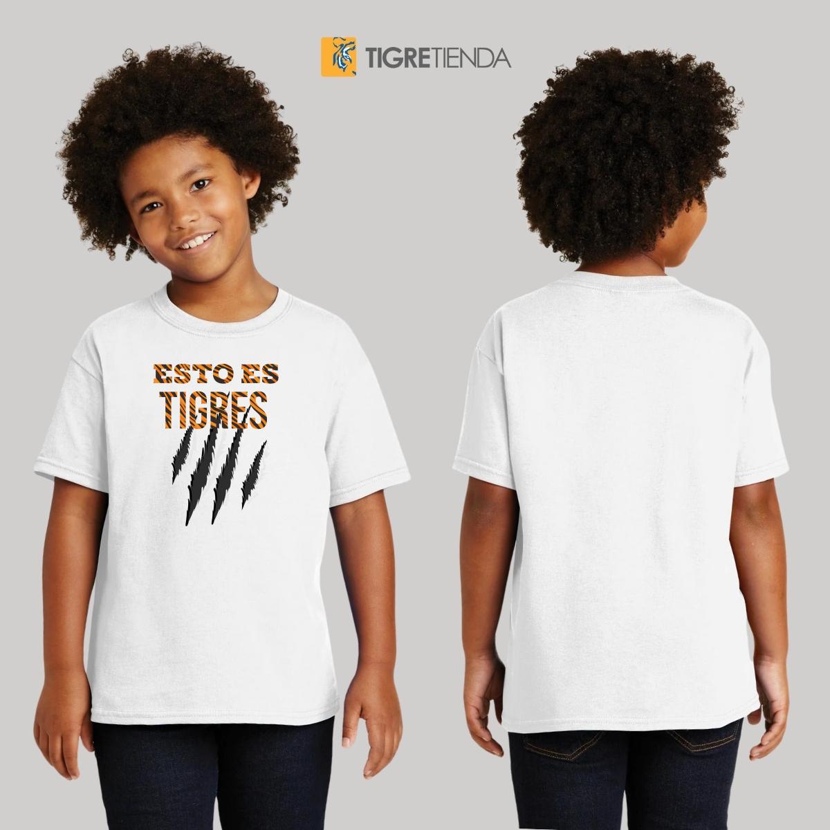 Playera Niños Tigres UANL Esto es Tigres Zarpazo