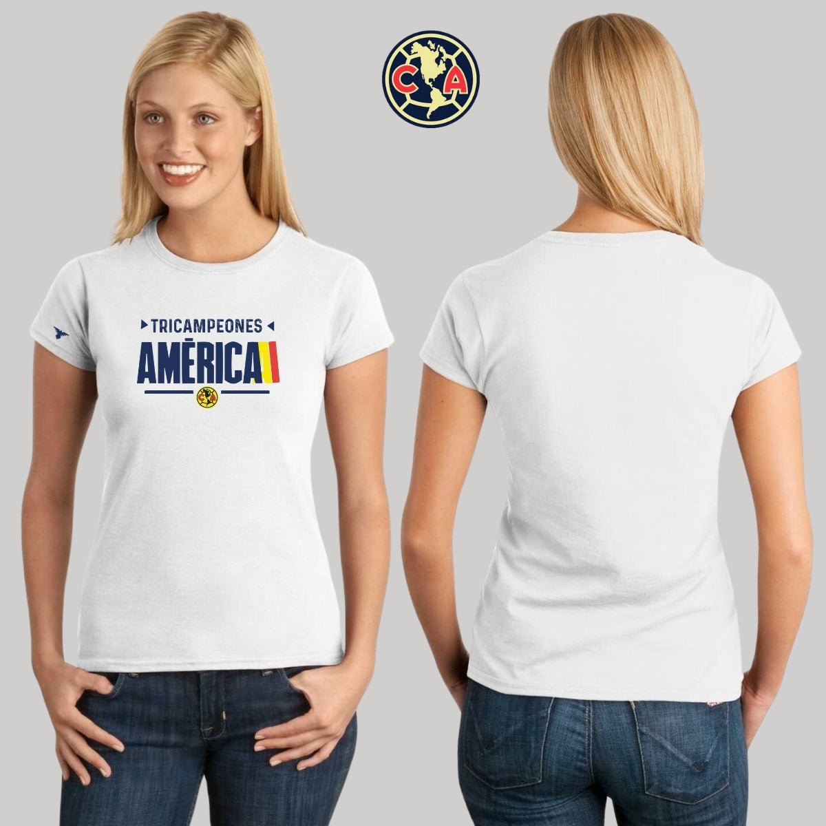 Playera Mujer América Tricampeón