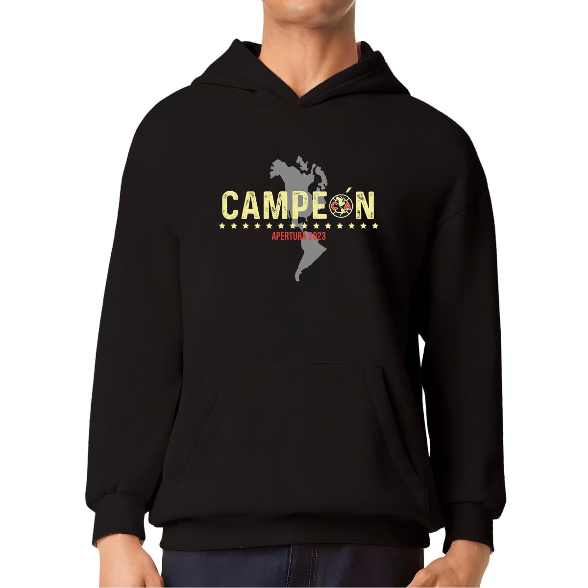 Sudadera Hombre Hoodie Pro Dry América Campeón AP 2023