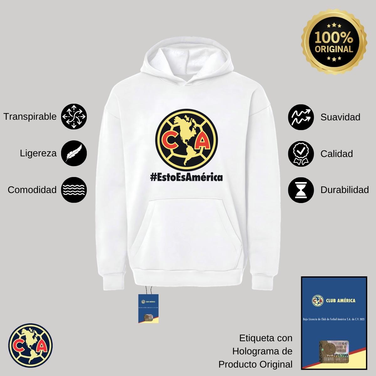 Sudadera Hombre Hoodie Pro Dry América Esto es América