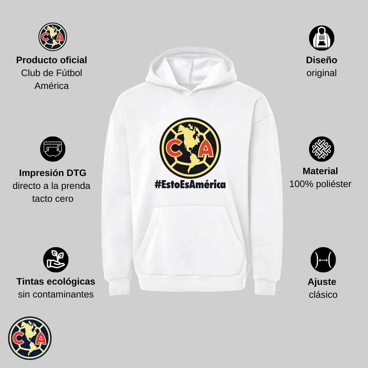 Sudadera Hombre Hoodie Pro Dry América Esto es América