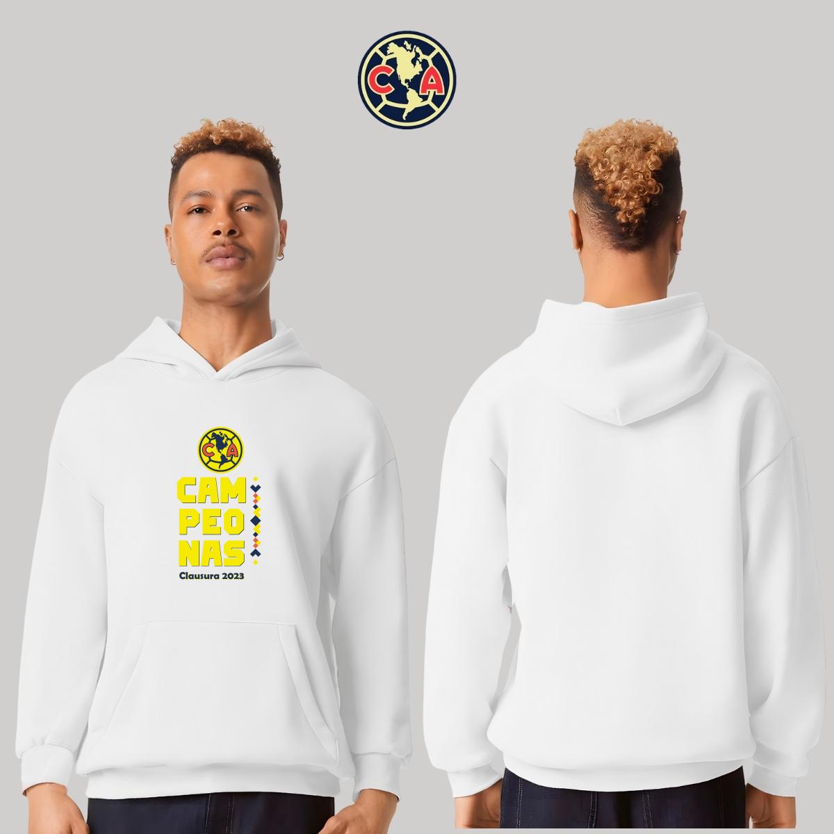 Sudadera Hombre Hoodie Pro Dry América Campeonas Cl 2023