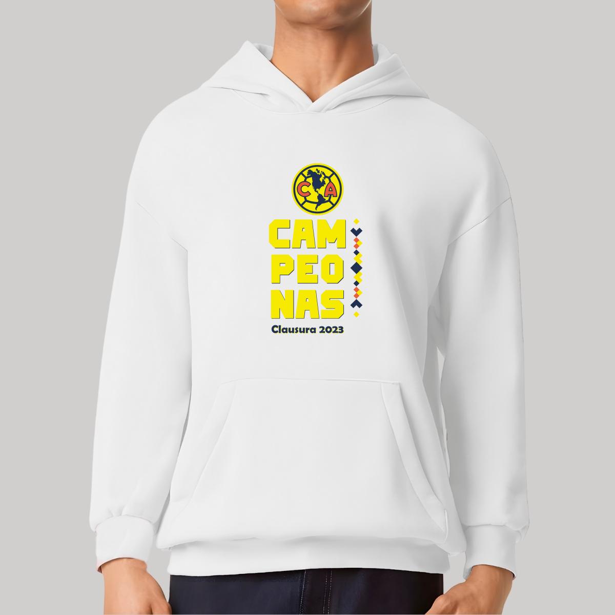 Sudadera Hombre Hoodie Pro Dry América Campeonas Cl 2023