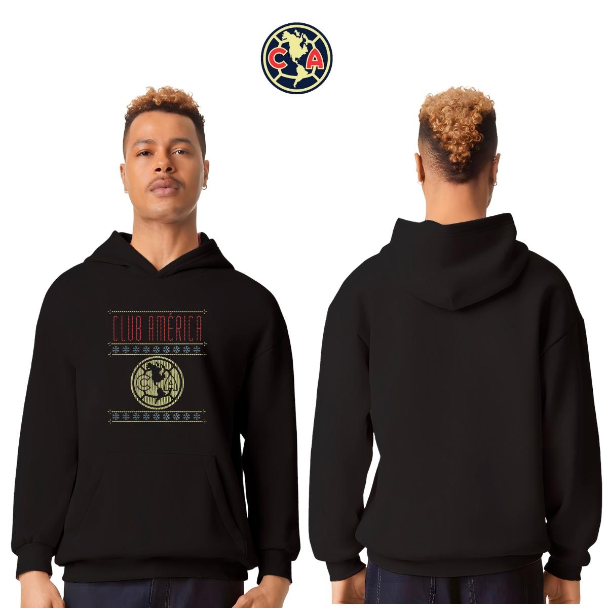 Sudadera Hombre Hoodie Pro Dry América Navideña