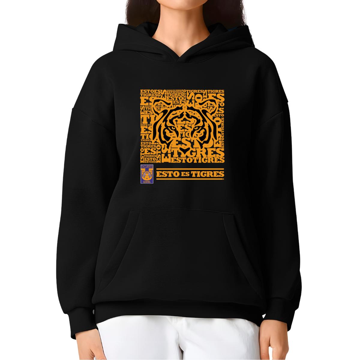 Sudadera Mujer Hoodie Pro Dry Tigres UANL Esto es Tigres