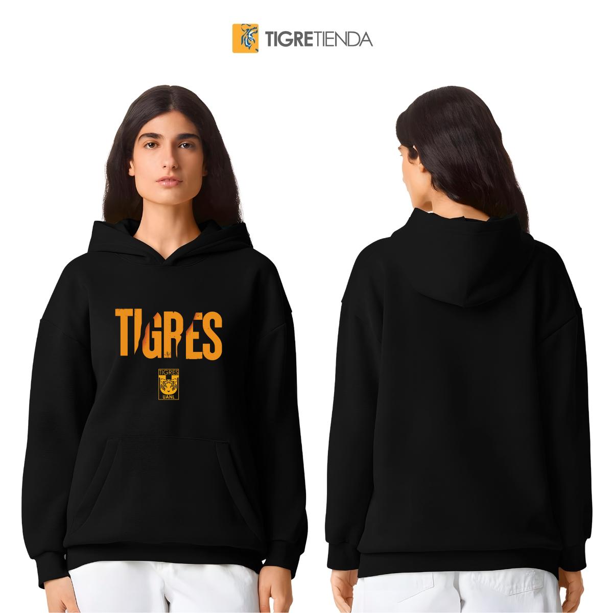 Sudadera Mujer Hoodie Pro Dry Tigres UANL Escudo UANL