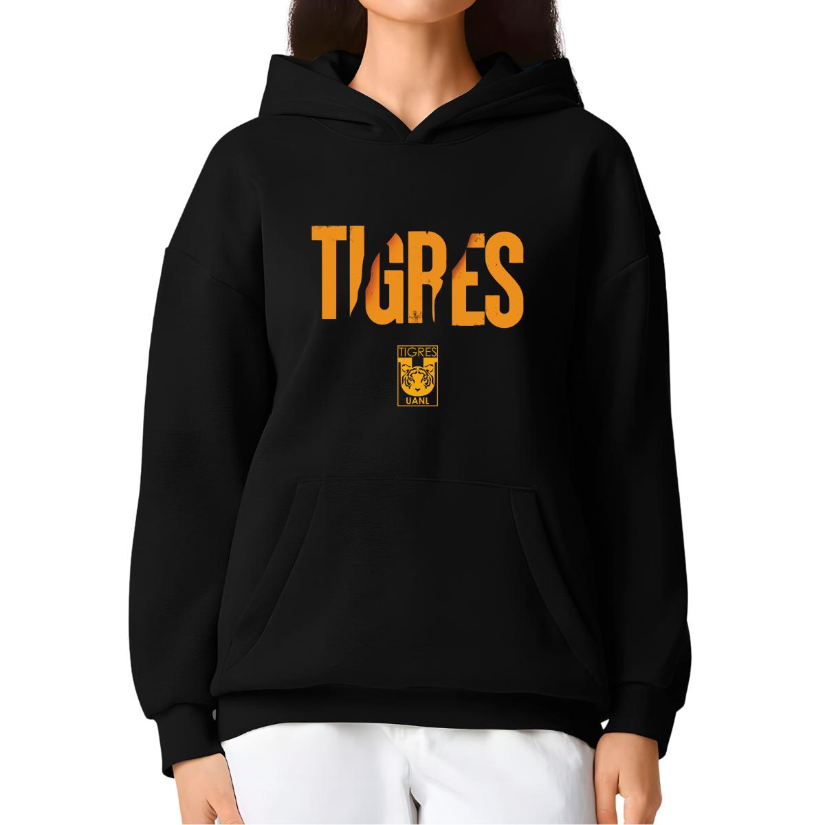 Sudadera Mujer Hoodie Pro Dry Tigres UANL Escudo UANL