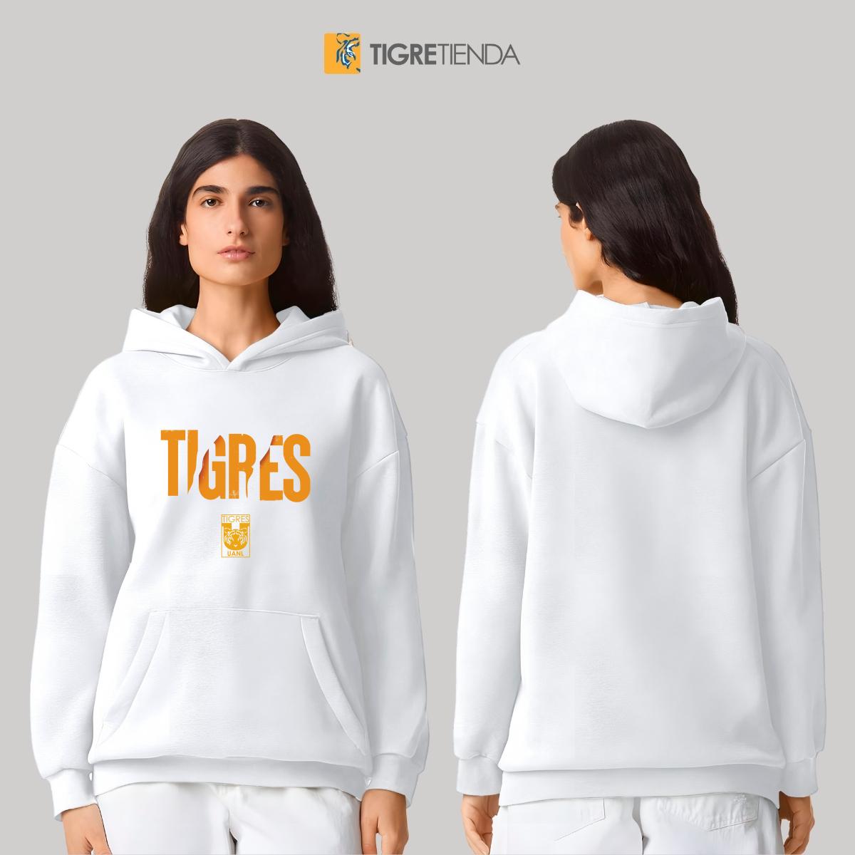 Sudadera Mujer Hoodie Pro Dry Tigres UANL Escudo UANL