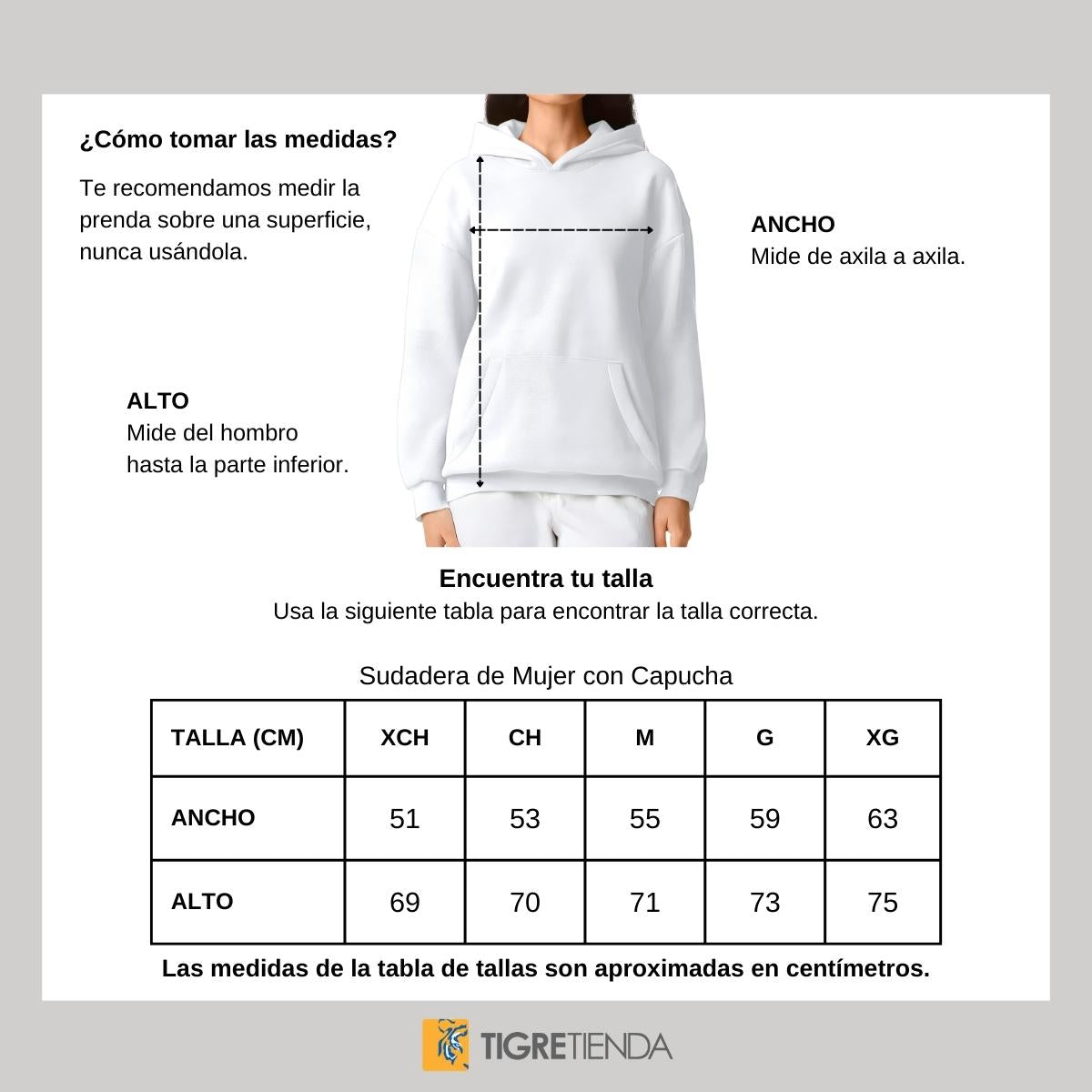 Sudadera Mujer Hoodie Pro Dry Tigres UANL Escudo UANL