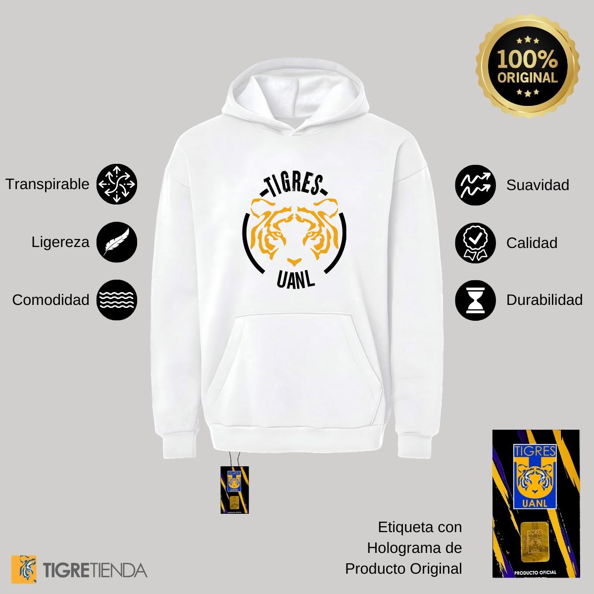 Sudadera Mujer Hoodie Pro Dry Tigres UANL Fanático