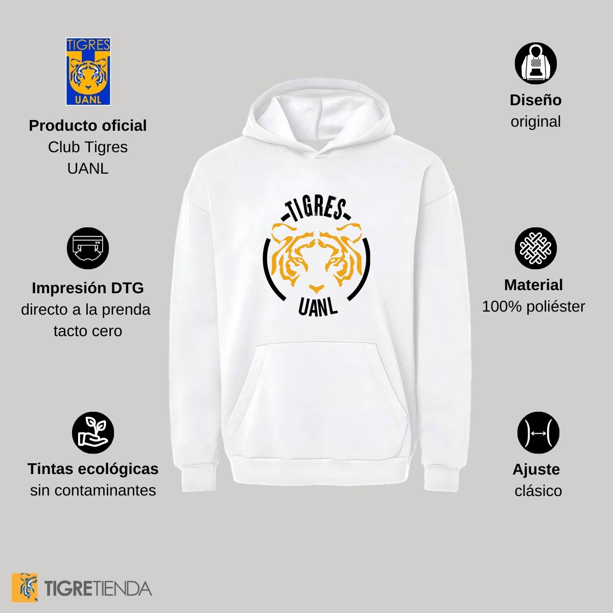 Sudadera Mujer Hoodie Pro Dry Tigres UANL Fanático