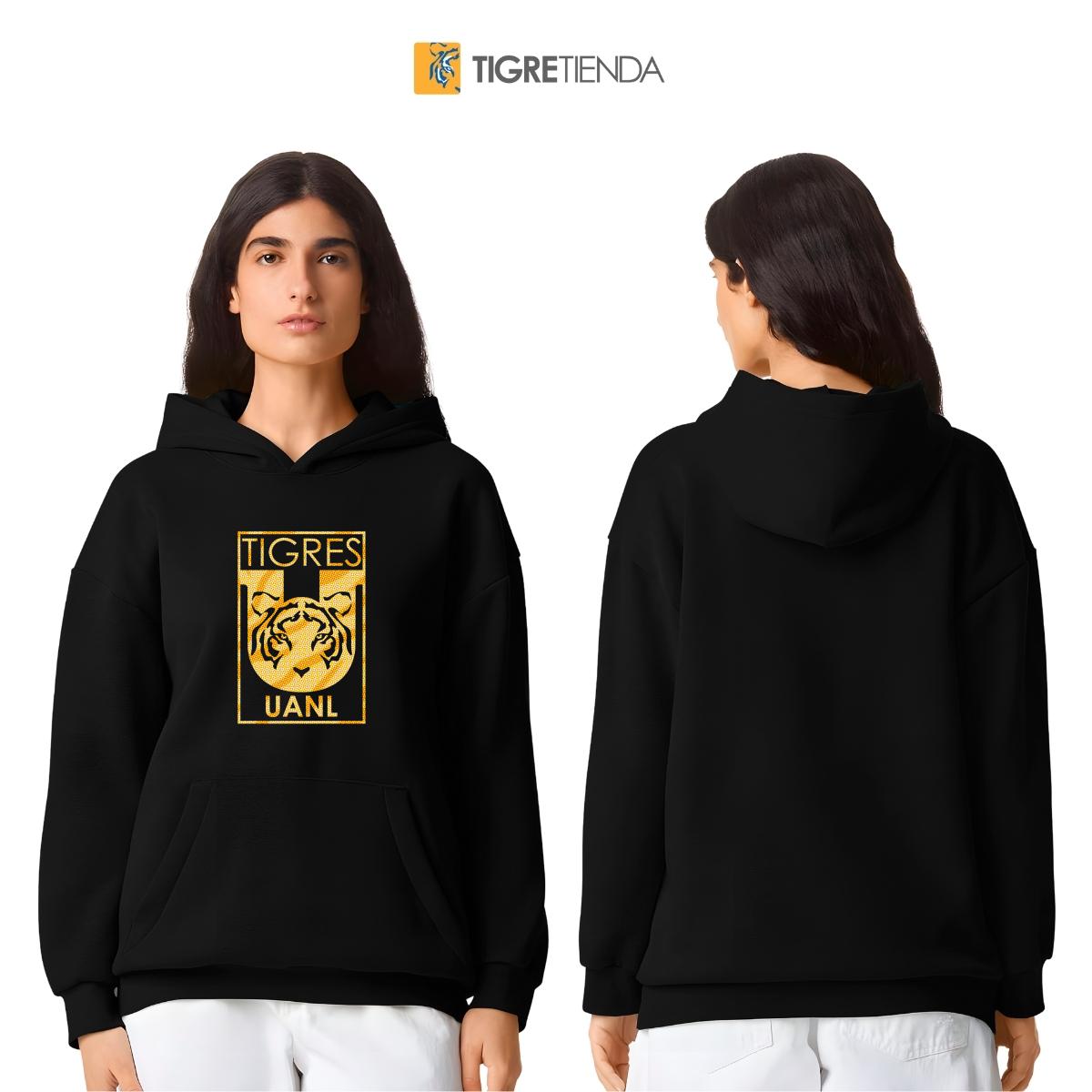 Sudadera Mujer Hoodie Pro Dry Tigres UANL Escudo