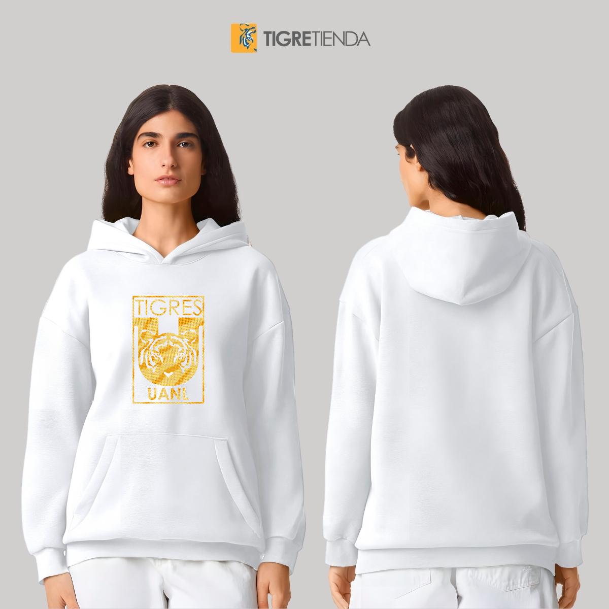 Sudadera Mujer Hoodie Pro Dry Tigres UANL Escudo