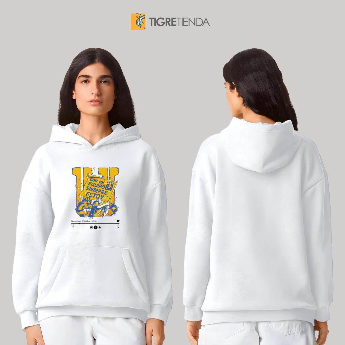 Sudadera Mujer Hoodie Pro Dry Tigres UANL Con mi equipo