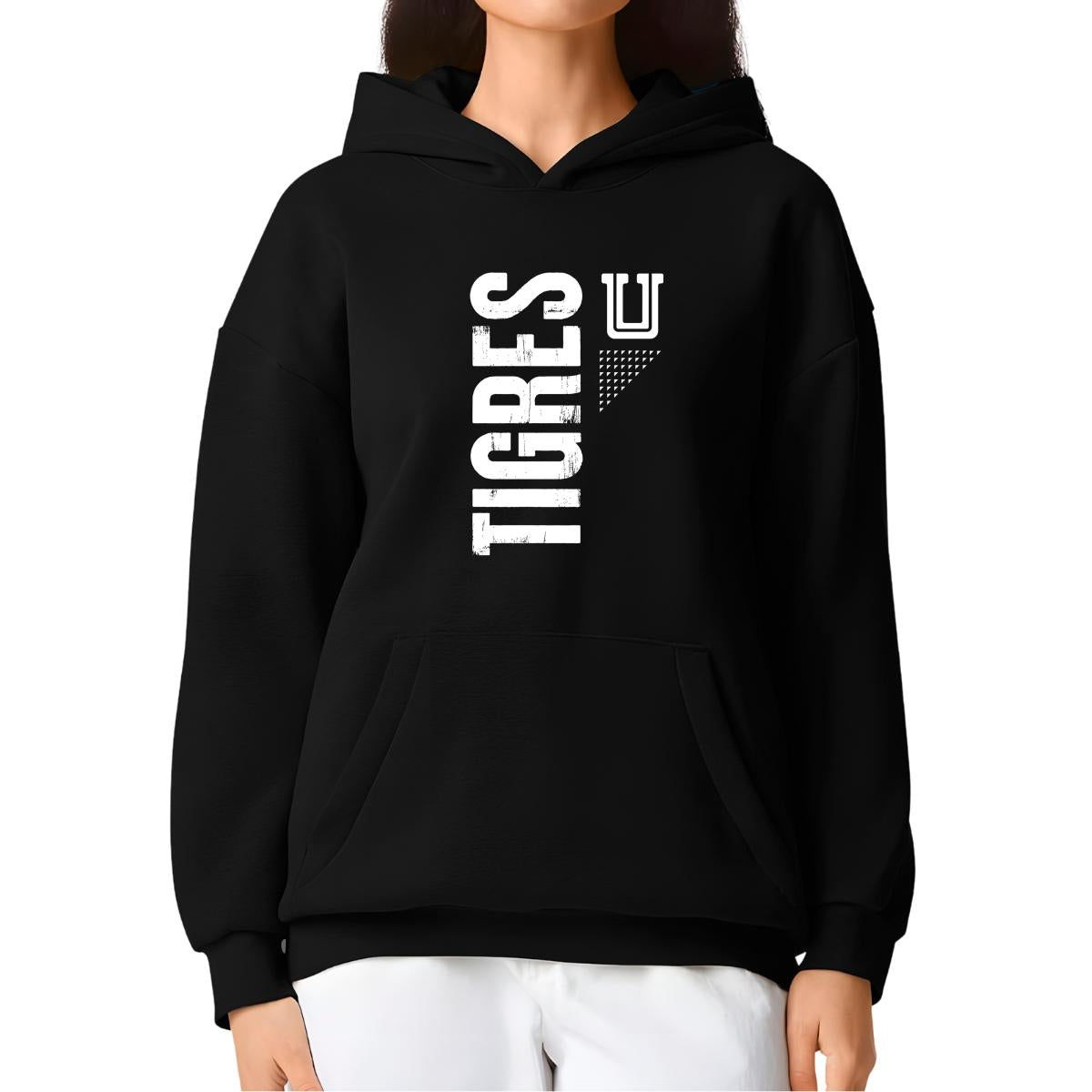 Sudadera Mujer Hoodie Pro Dry Tigres UANL U Tigres Vertical