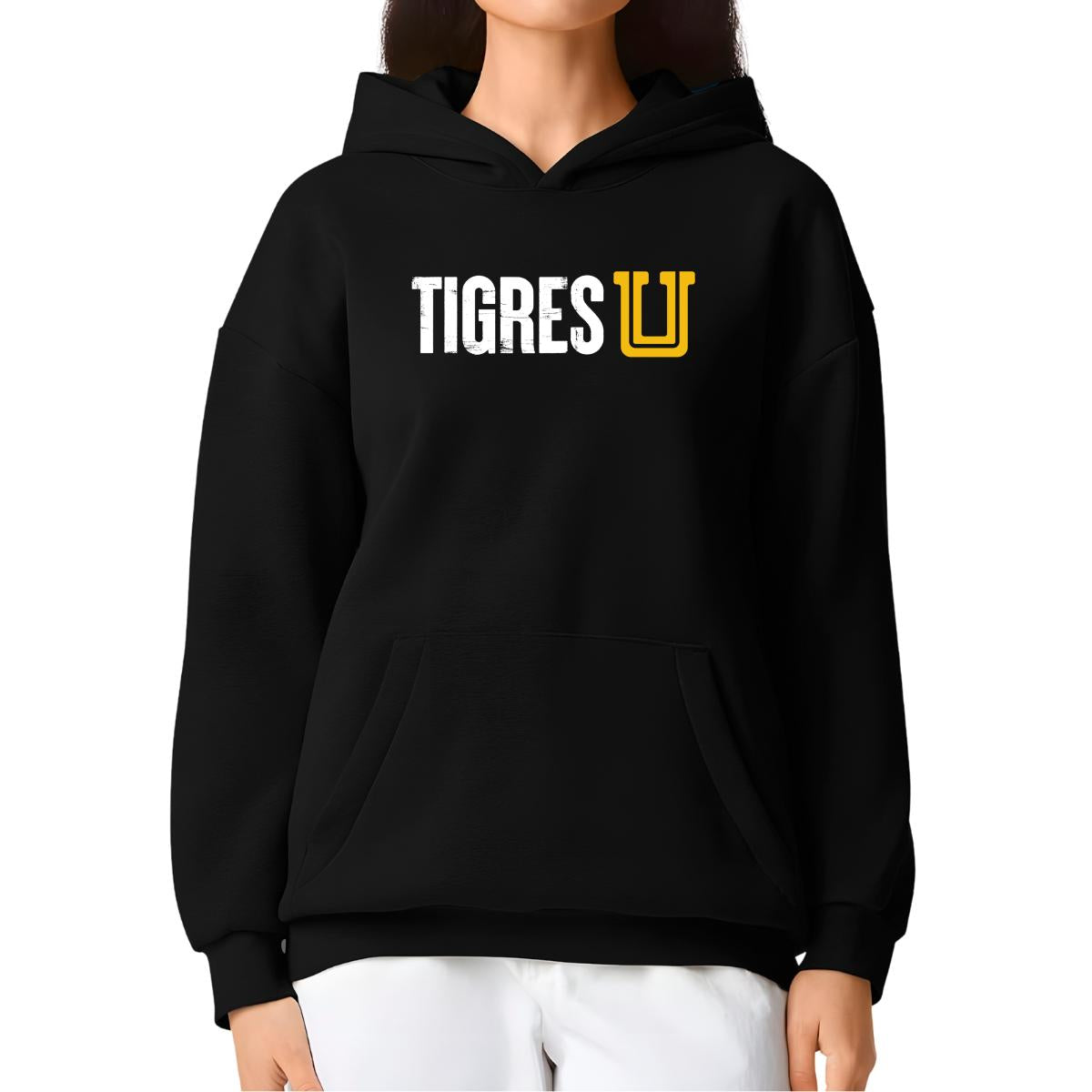 Sudadera Mujer Hoodie Pro Dry Tigres UANL U Tigres Horizontal