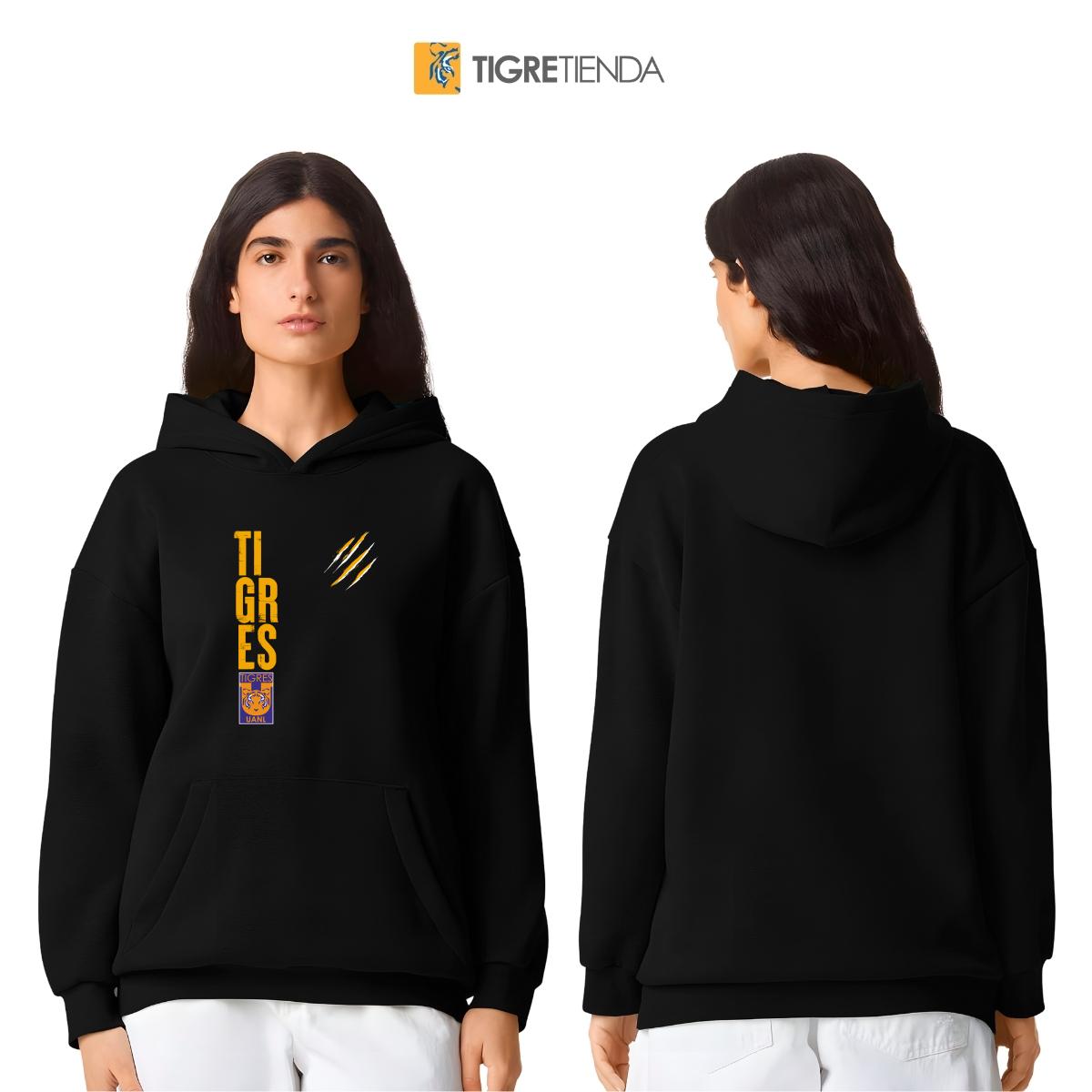 Sudadera Mujer Hoodie Pro Dry Tigres UANL Tigres Rayas