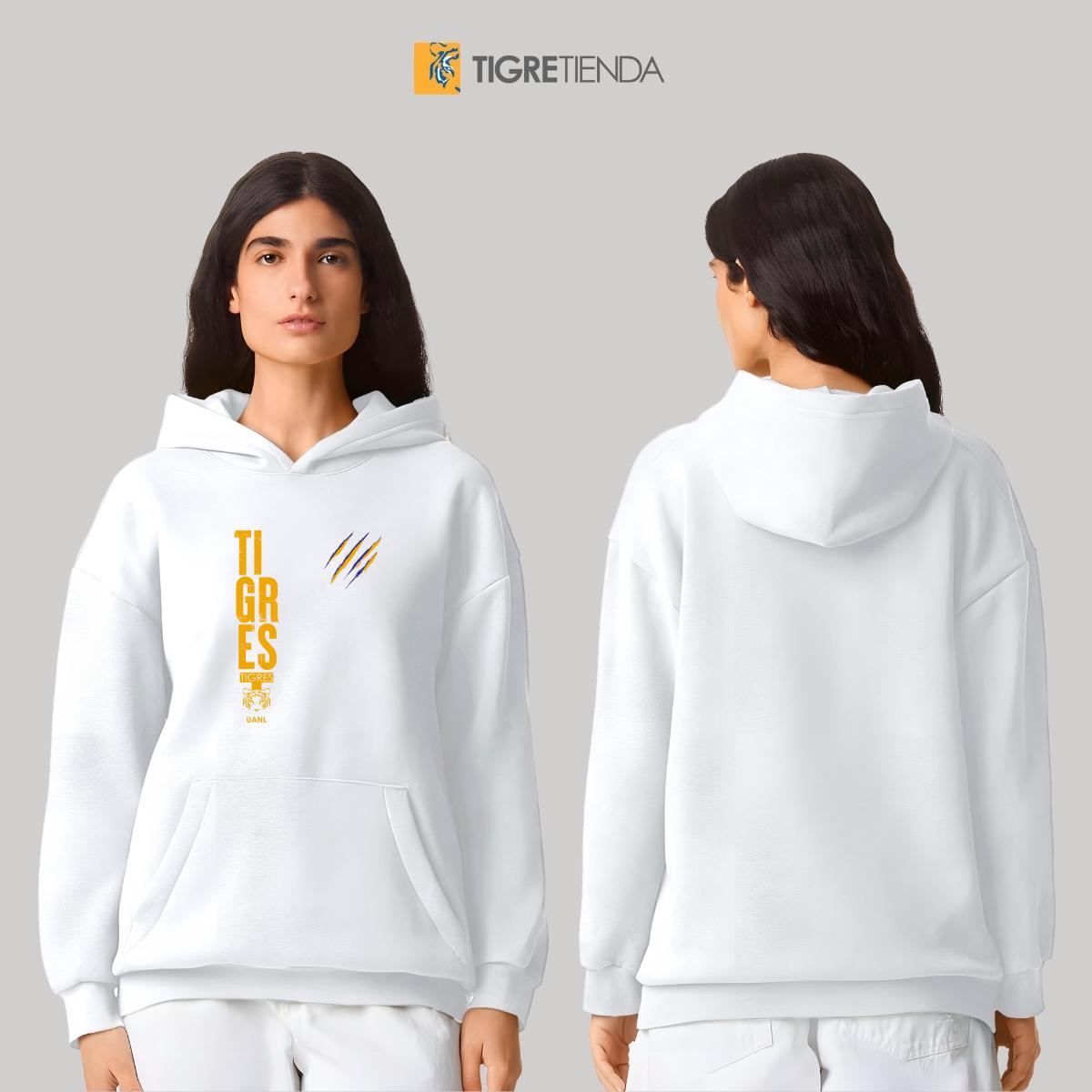 Sudadera Mujer Hoodie Pro Dry Tigres UANL Tigres Rayas