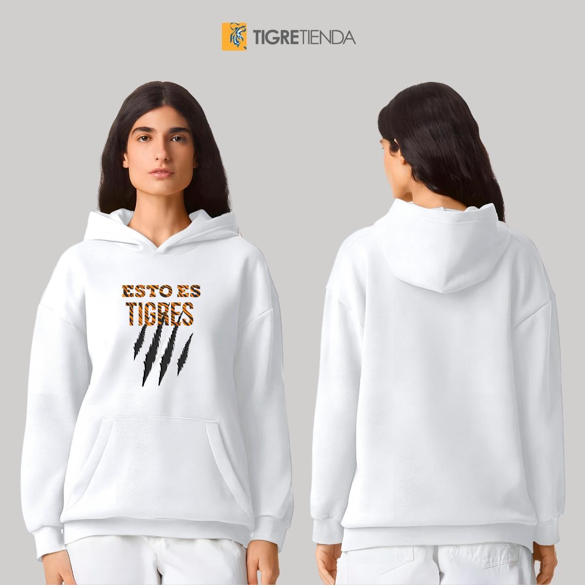 Sudadera Mujer Hoodie Pro Dry Tigres UANL Esto es Tigres Zarpazo