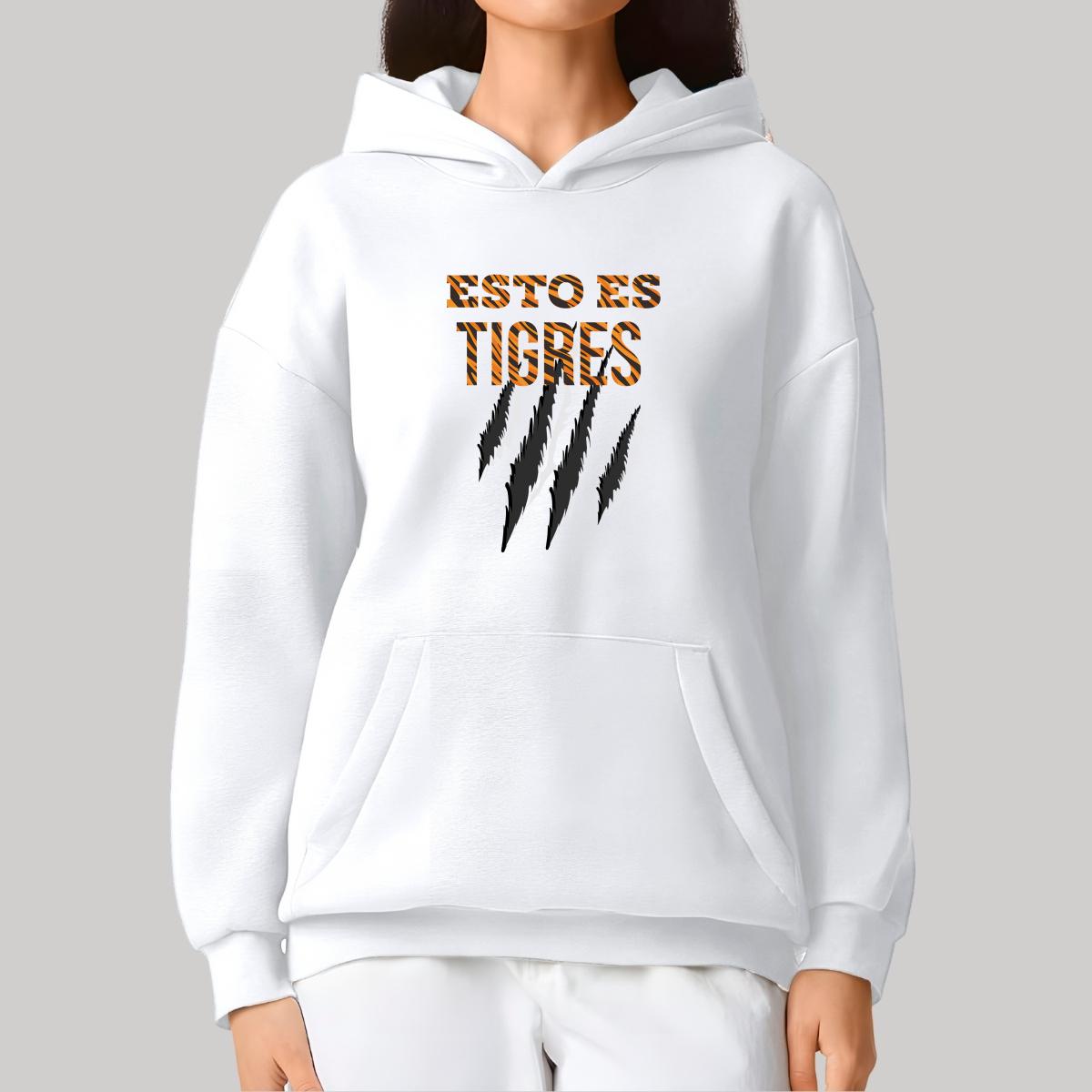 Sudadera Mujer Hoodie Pro Dry Tigres UANL Esto es Tigres Zarpazo