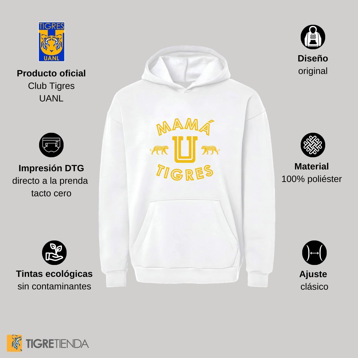 Sudadera Mujer Hoodie Pro Dry Tigres UANL Mamá