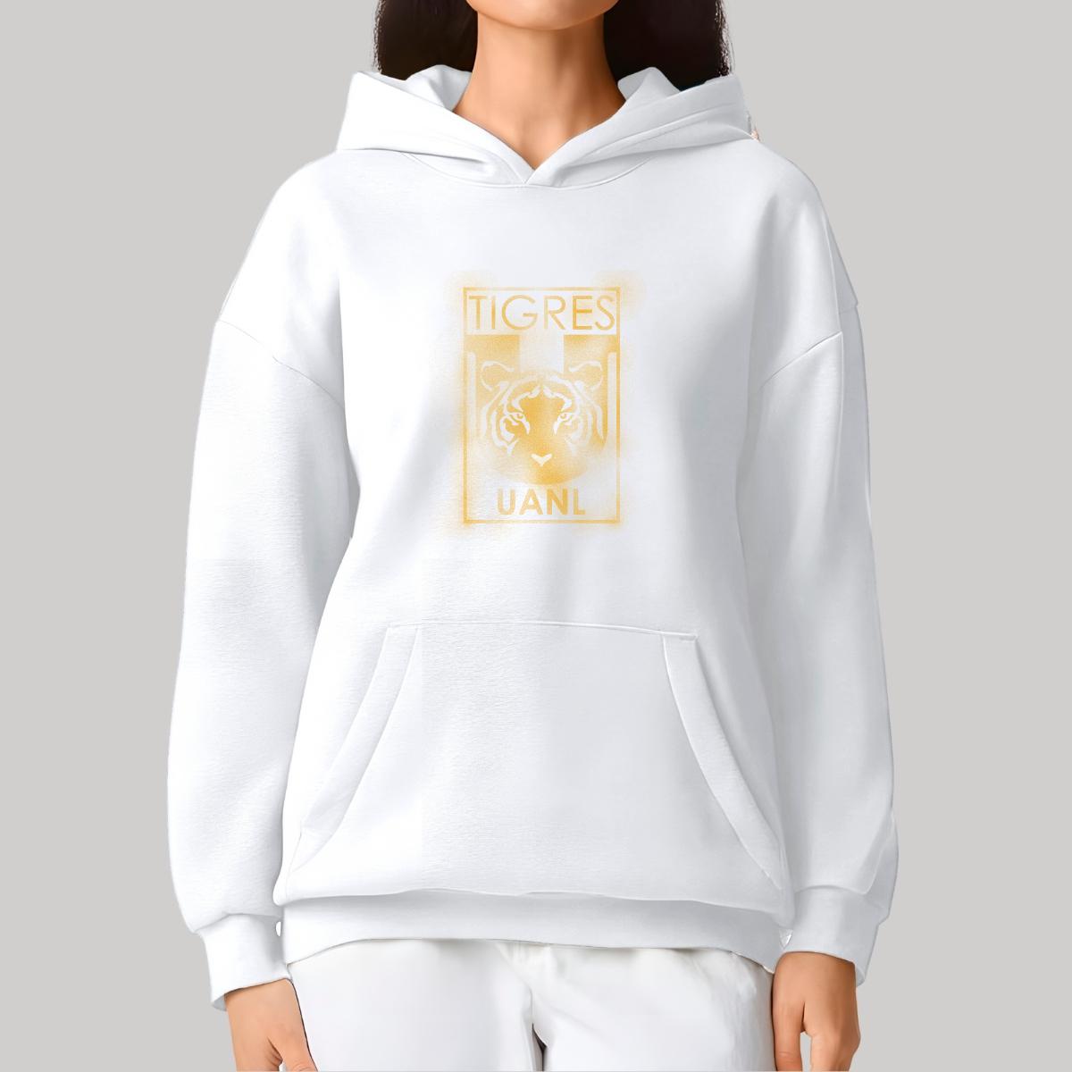 Sudadera Mujer Hoodie Pro Dry Tigres UANL Escudo difuminado