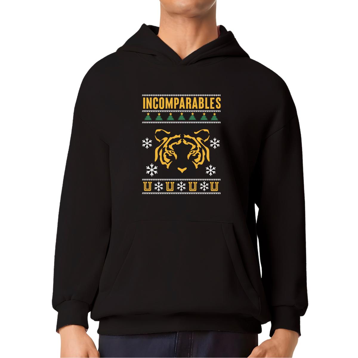 Sudadera Hombre Hoodie Pro Dry Tigres UANL Navideña Incomparables