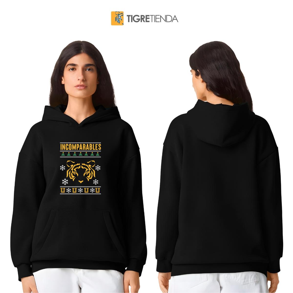 Sudadera Mujer Hoodie Pro Dry Tigres UANL Navideña Incomparables